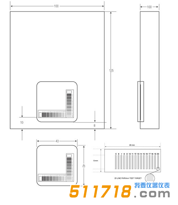 美國CIRS 016A單次曝光高對比度分辨率模體2.png